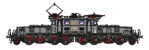 Jägerndorfer JC60202_4 E-Lok E 89 DRG, Ep.II, grau, Sound